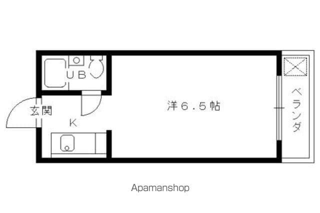 第12長栄セントラルシティーハイツ(ワンルーム/4階)の間取り写真