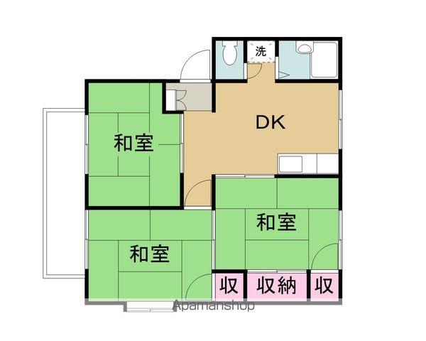 サングリーン東村(3DK/2階)の間取り写真