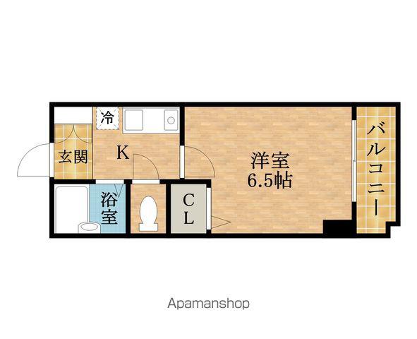 エフォールナガイ(1K/5階)の間取り写真