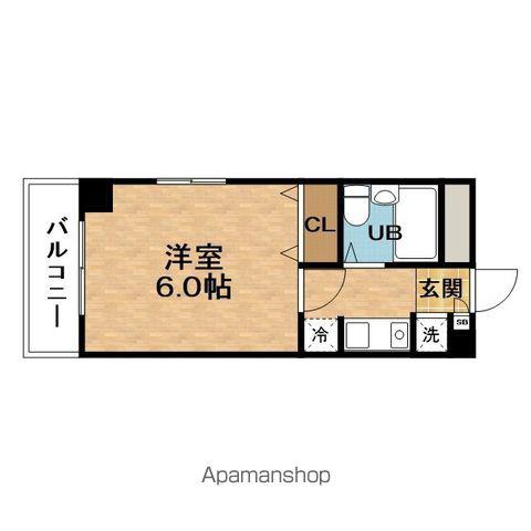 SUNRISENODAHANSHIN(1K/7階)の間取り写真
