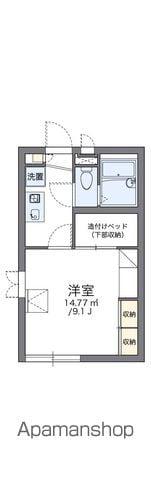 レオパレスたんぽぽ(1K/2階)の間取り写真
