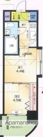 NO51 PROJECT2100日赤通(2K/11階)の間取り写真