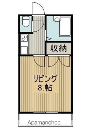 エクセルメゾン(1K/2階)の間取り写真