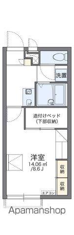 レオパレスSKR鳥栖(1K/2階)の間取り写真