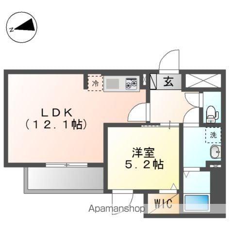 メゾン・ボヌール 大泉学園(1LDK/3階)の間取り写真