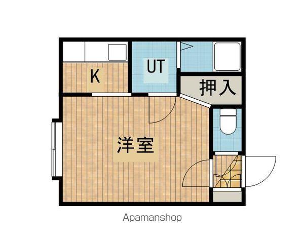 プレジデントA(1K/2階)の間取り写真