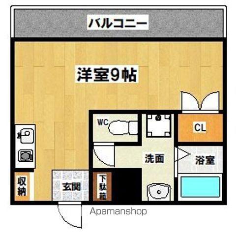 レガーレ長居公園(ワンルーム/4階)の間取り写真