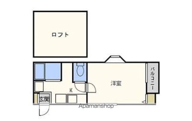 ピュア別府南伍番館(ワンルーム/1階)の間取り写真