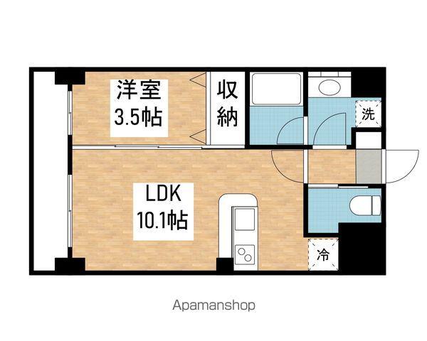 パラドール吹上(1LDK/7階)の間取り写真