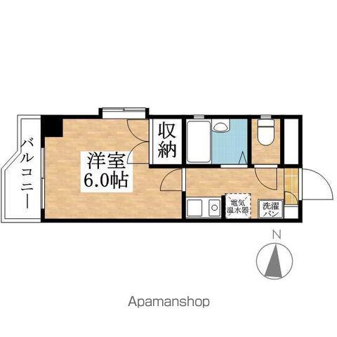 JMヒラ(1K/4階)の間取り写真
