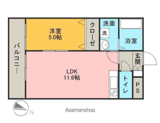 AI POINT アイポイント(1LDK/1階)の間取り写真