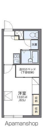 レオパレスAYE.Ⅰ(1K/2階)の間取り写真