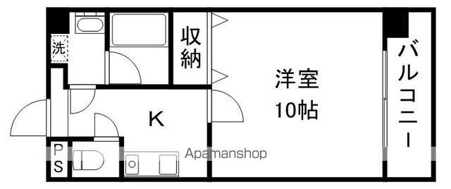 インプルーブKK(1K/5階)の間取り写真