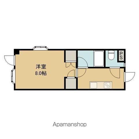 メゾン・ド・ジュネス(1K/2階)の間取り写真