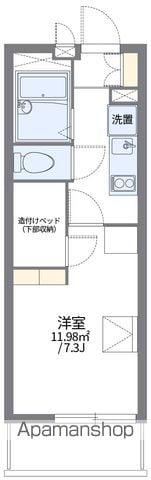 レオパレスアナトリア(1K/1階)の間取り写真