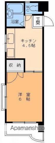 富士コーポラス(1DK/3階)の間取り写真