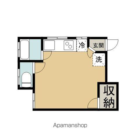 第3白沢荘(ワンルーム/2階)の間取り写真