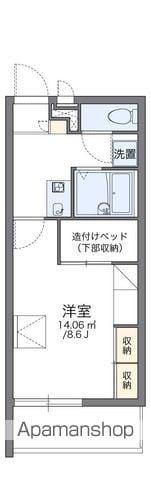 レオパレスアベニュー(1K/3階)の間取り写真