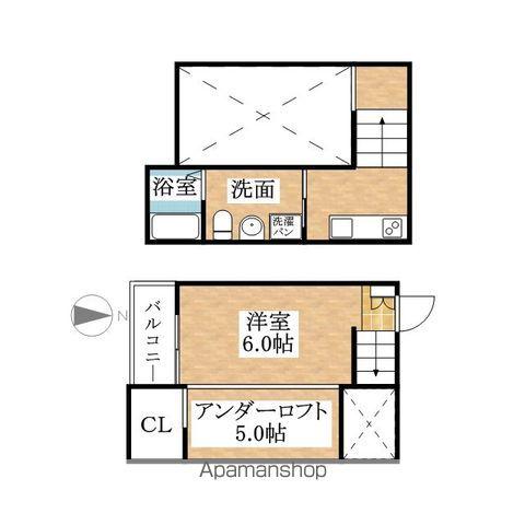 PROJECT円明(1K/1階)の間取り写真