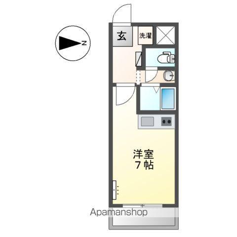 REFORTE(ワンルーム/2階)の間取り写真