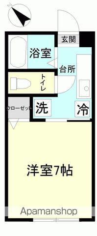 コーポブランチ(1K/1階)の間取り写真