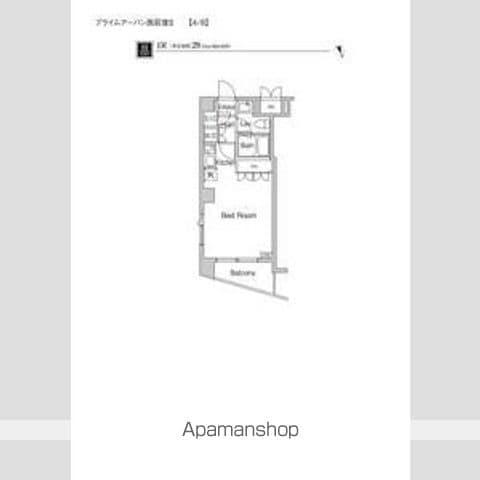 プライムアーバン西荻窪Ⅱ(ワンルーム/3階)の間取り写真