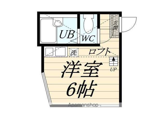 横濱マリーナ・ベイ 3(ワンルーム/1階)の間取り写真