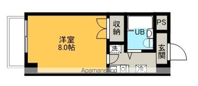 リエス千代田(1K/4階)の間取り写真