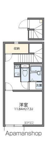 レオネクストファイン ボックス(1K/2階)の間取り写真