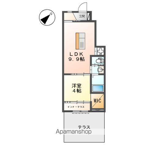 ネクストステージⅡ(1LDK/1階)の間取り写真
