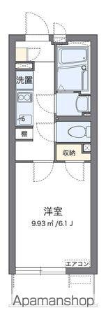 クレイノ太閤通(1K/3階)の間取り写真