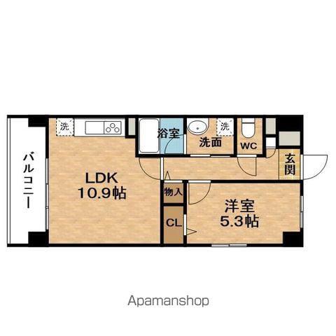 EBIESUNRISE(1LDK/1階)の間取り写真