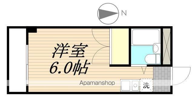 セゾンミスズ(1K/2階)の間取り写真