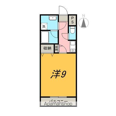 ライオンズマンション太田(1K/2階)の間取り写真