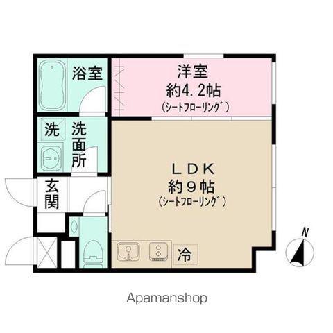 ベラ・カーサ大岡山(1LDK/3階)の間取り写真