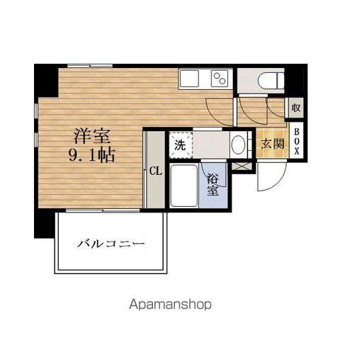 AVANTY大阪ドームシティ(ワンルーム/9階)の間取り写真