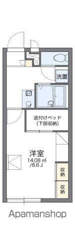 レオパレス大野芝Ⅰ(1K/1階)の間取り写真