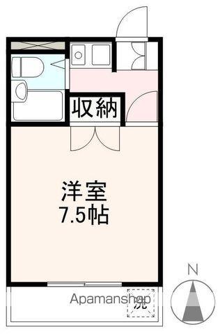 オーレックス扇町(1K/1階)の間取り写真