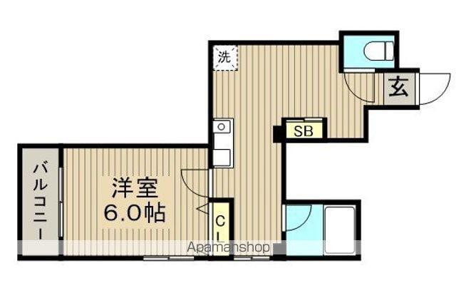 グレースリセ(1K/2階)の間取り写真