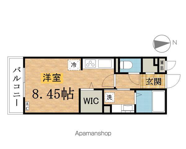 グランメゾン北野(ワンルーム/3階)の間取り写真