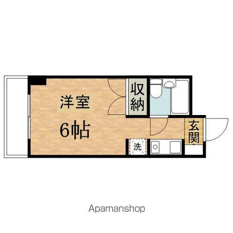 Uトピア高幡不動(ワンルーム/4階)の間取り写真