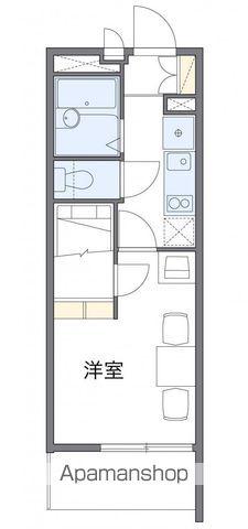 レオパレス和泉南(1K/2階)の間取り写真
