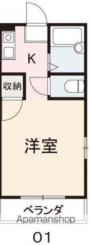 コート扇町2(1K/2階)の間取り写真
