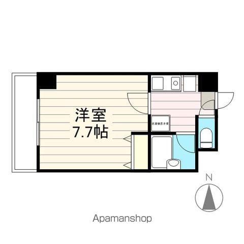 リエス原ノ町(1K/4階)の間取り写真