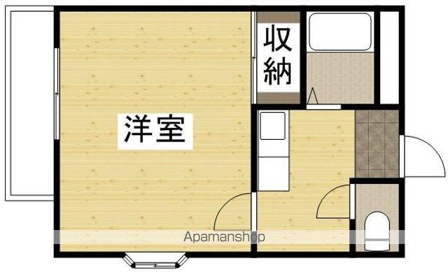 グリーンパーク賞田(1K/2階)の間取り写真