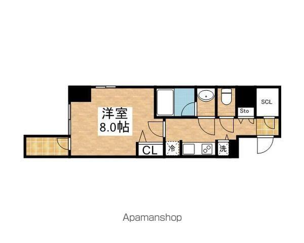 セイワパレス丸の内駅前プレミア(1K/7階)の間取り写真
