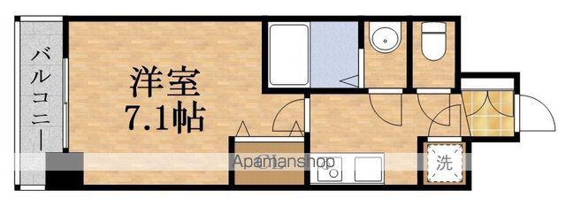 SERENITECLAIR(1K/5階)の間取り写真