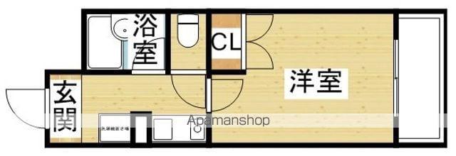 エスリード新大阪第8(1K/2階)の間取り写真