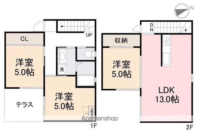 高松琴平電鉄琴平線 仏生山駅 徒歩26分 2階建 築17年(3LDK)の間取り写真