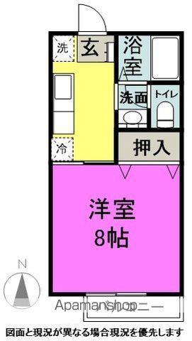 メゾン・セイヤ(1K/2階)の間取り写真